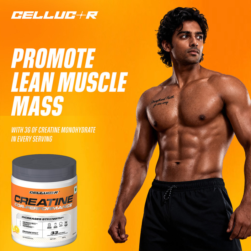 CELLUCOR Creatine Cor-Performance Orange Zest 33 Serving - 125Gm