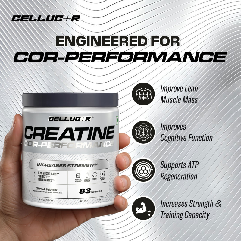CELLUCOR Creatine Cor-Performance Unflavoured 83 Serving  - 250Gm