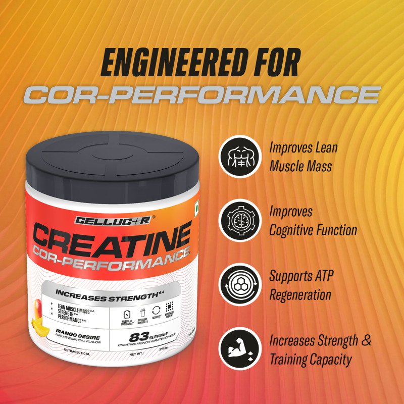 CELLUCOR Creatine Cor-Performance Mango Desire 83 Serving - 315Gm