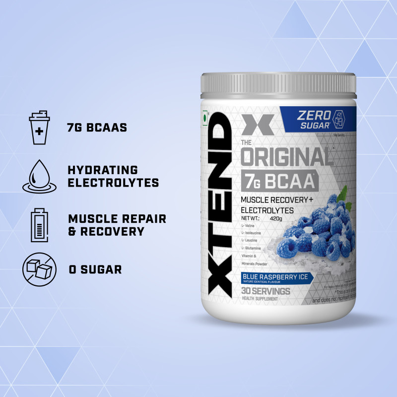Xtend Original BCAA Blue Raspberry Ice 30 Serving - 420GM