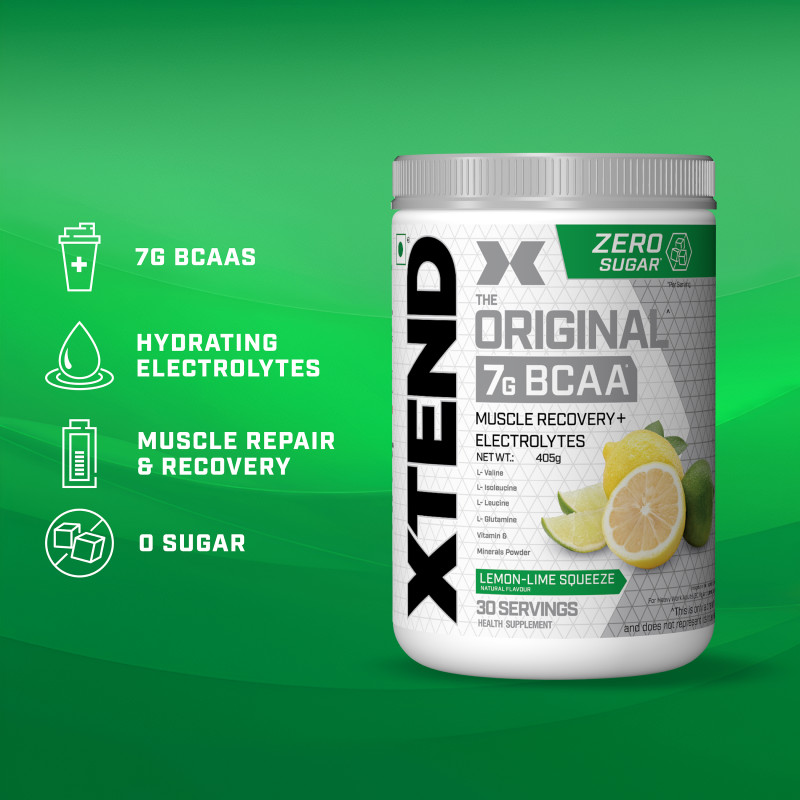 Xtend Original BCAA Lemon-Lime Squeeze 30 Serving - 405GM